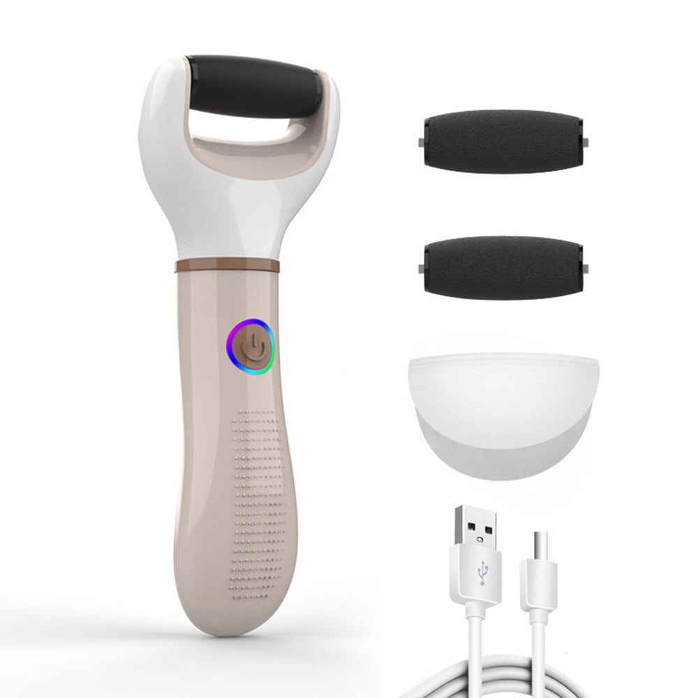 Electric Pedicure Set Foot File Hard Dead Skin Callus Remover Foot Grinder Light Pink