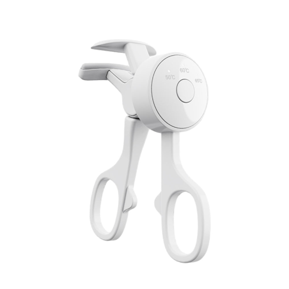 Electric Heated Eyelash Curler with 3 Heating Modes Anti-Burn Lash Curler White