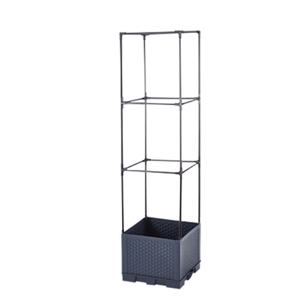 3-Tier Climbing Vine Frame Planting Box Garden Planter Support with Trellis for Vegetables Plants
