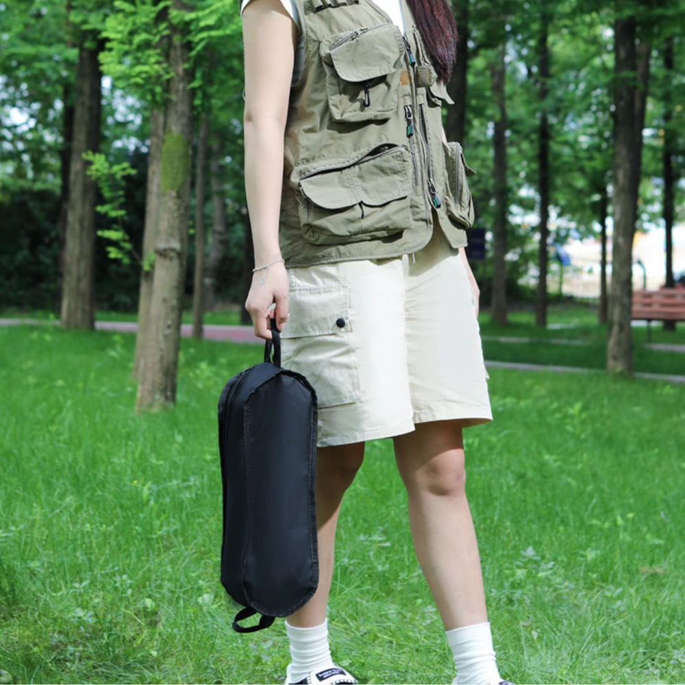 Portable Folding Camp Chairs for Garden Outdoor Hiking Travel Picnic Fishing Beach Black