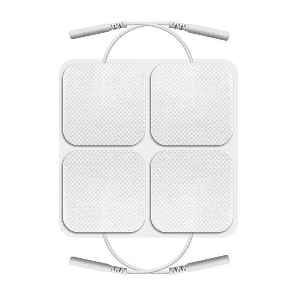 12Pcs 5 x 5cm Replacement Electrode Pads Self-Adhesive Massage Pads for TENS Machine