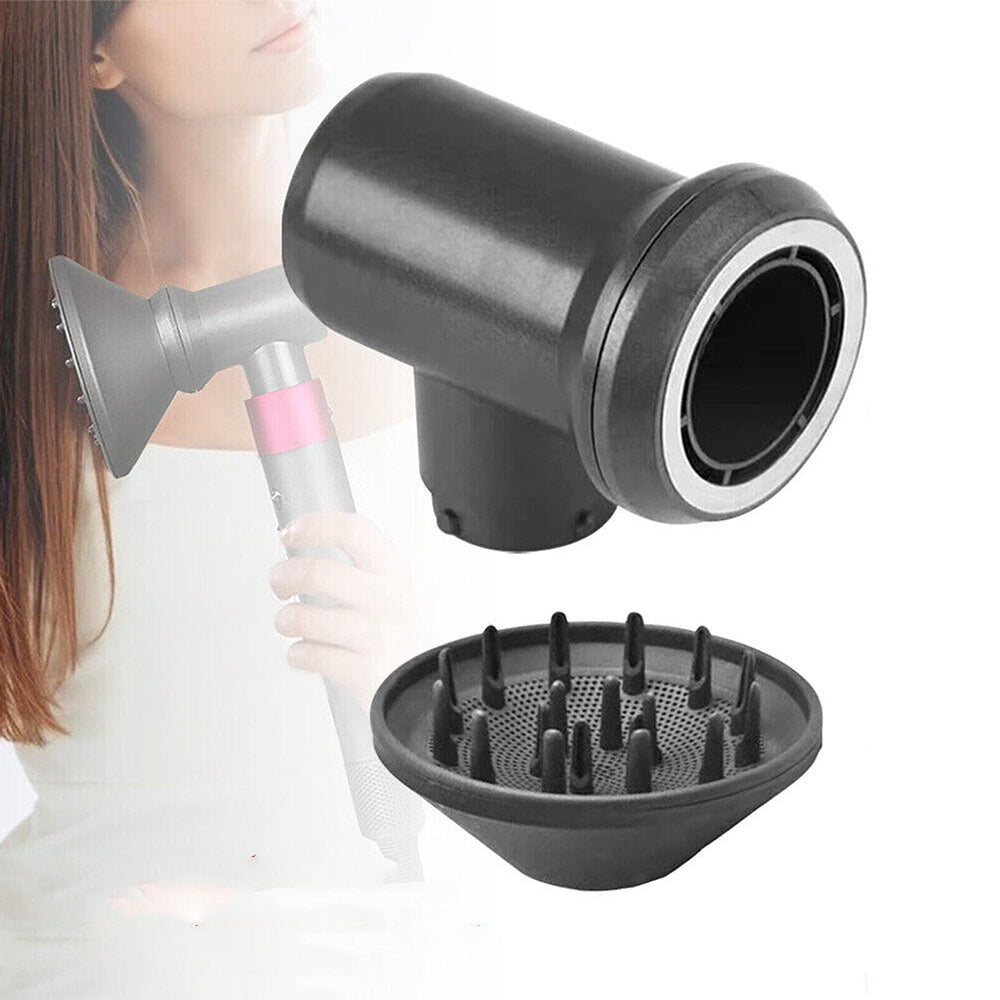 Hair Diffuser and Adaptor Compatible with Dyson Airwrap Hair Dryer Attachments for Airwrap Styler