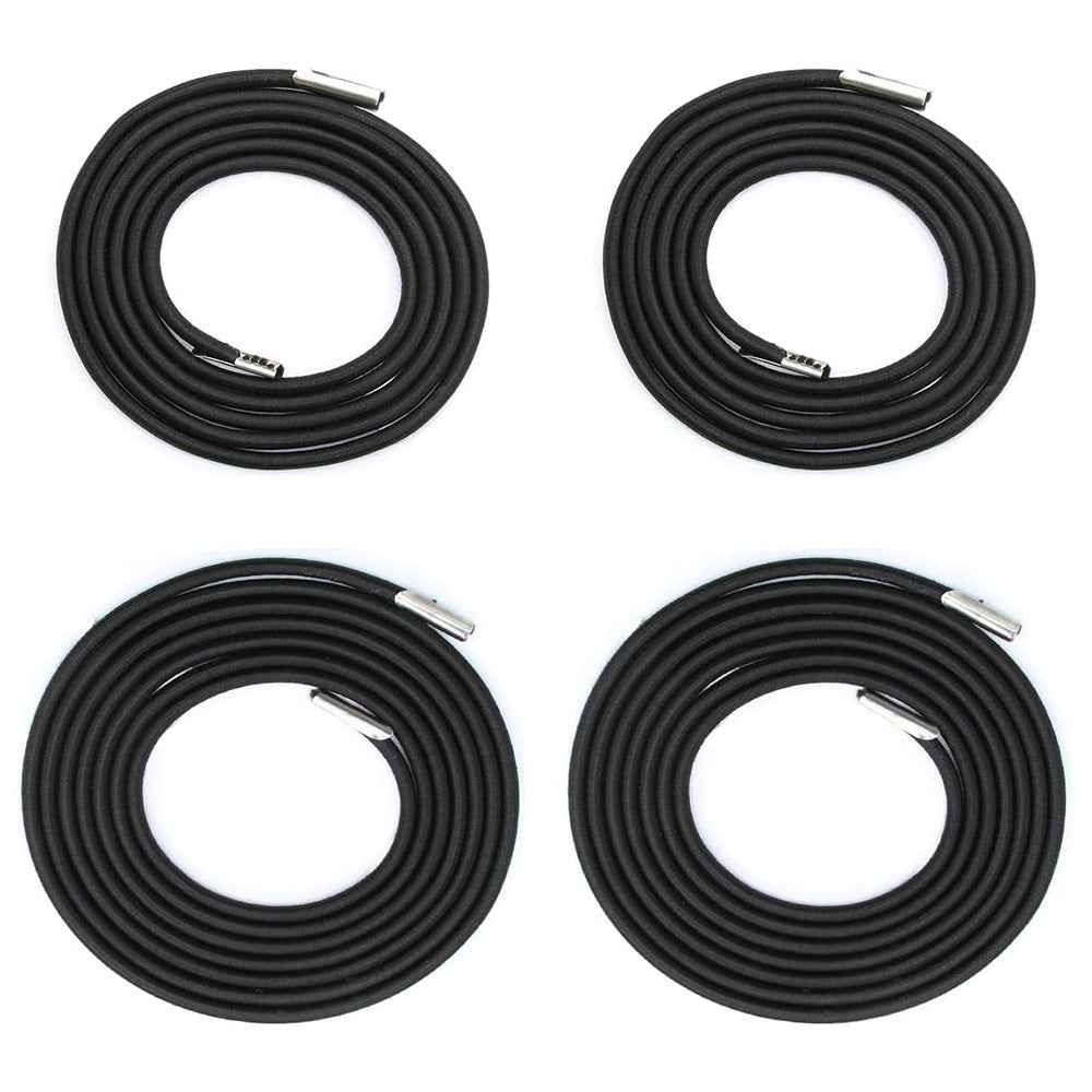 4Pcs Set Heavy Duty Bungee Cords Replacement Elastic Ropes for Lounge Chairs Folding Beds