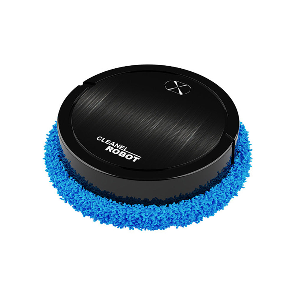 Automatic Vacuum Cleaner Intelligent Wet Dry Sweeping Robot Cleaner for Smooth Hard Floors Black