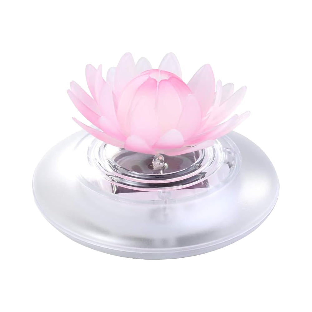 Solar Powered Floating Pool Lights RGB Color Changing Water Resistant LED Floating Pond Light Decoration Lotus Style