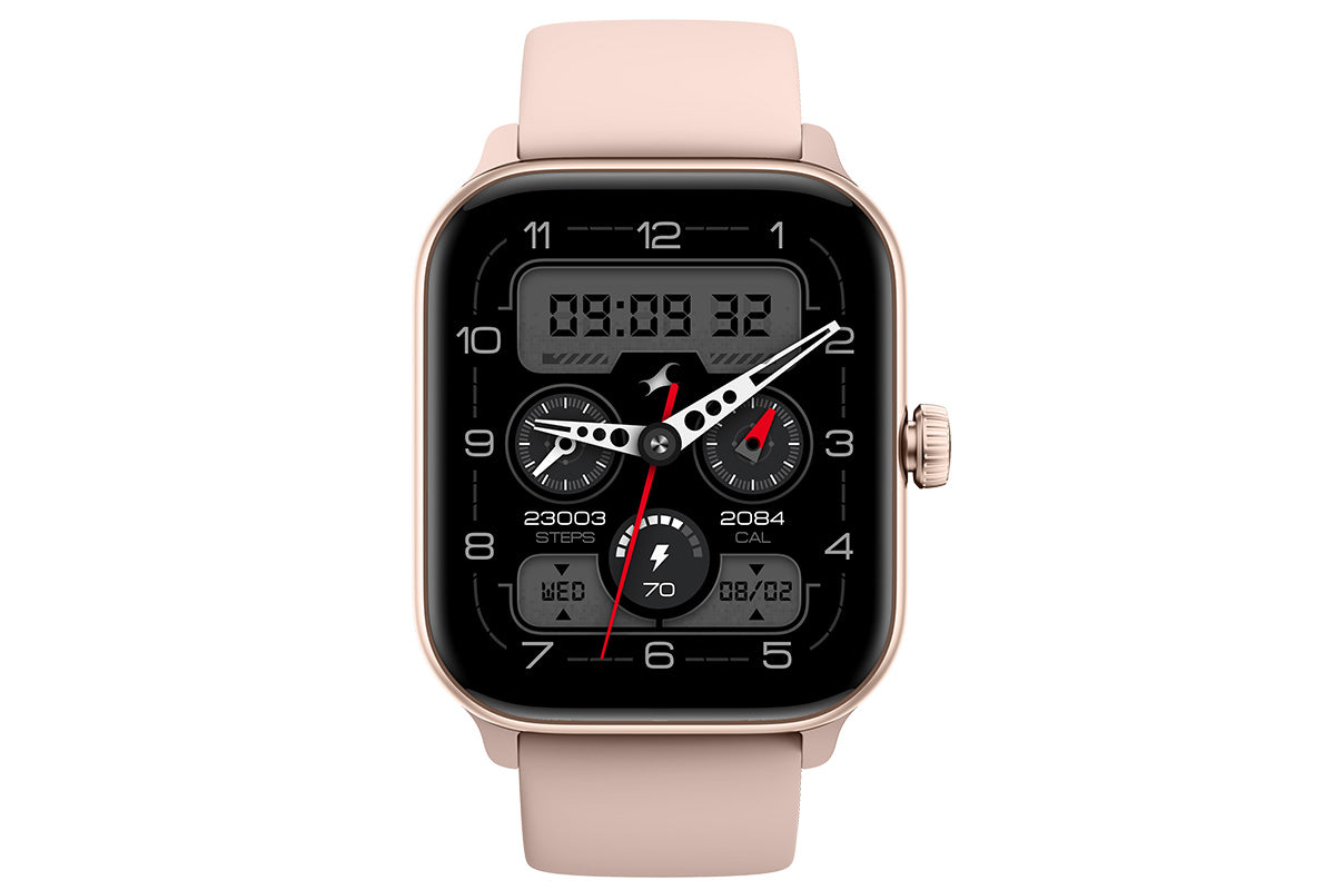 Bluetooth Calling Smartwatch with 1.85 Inch Display Fitness and Health Tracking for Men and Women -Pink
