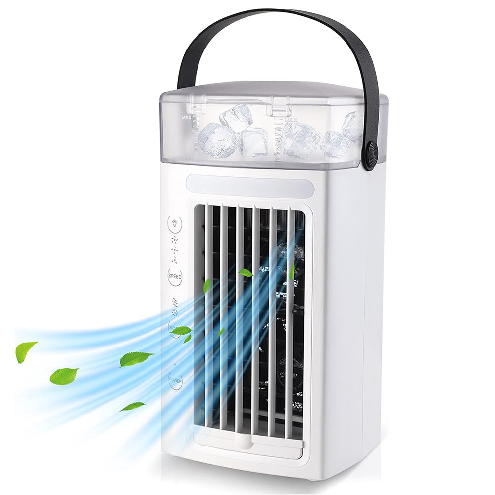 3-Speed Air Conditioner Fan USB Powered Desktop Air Cooler for Office Home