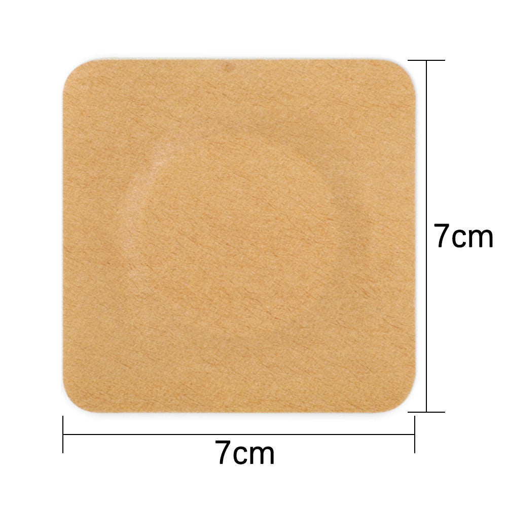 100PCS Disposable Castor Oil Patches Self-Adhesive Castor Oil Pack for Belly Button Waist Knee