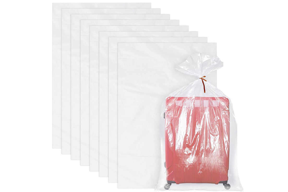 8Pcs Large Clear Plastic Storage Bags for Moving Furniture Travel Storage