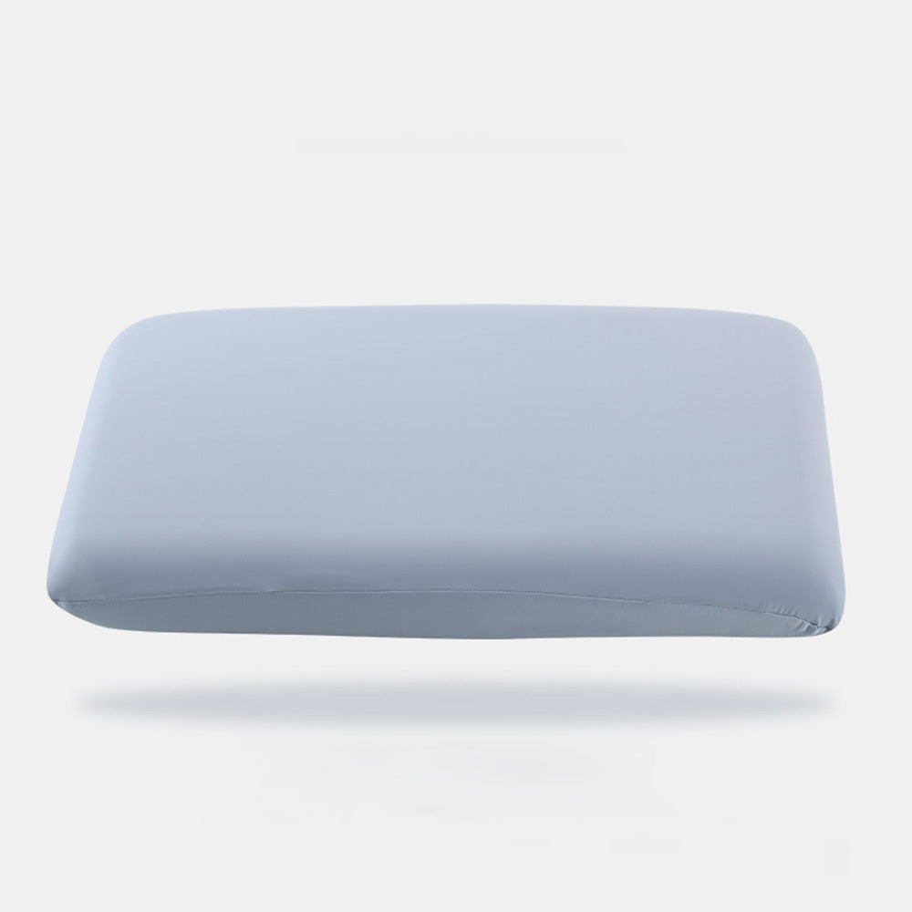 Summer Cooling Pillow Cases for Hot Sleeper Soft Breathable Absorbs Heat Solid Pillowcase Grey