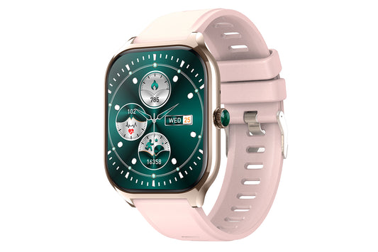 Smart Watch 2.01-Inch Fitness Watch with Heart Rate Sleep Monitor Blood Oxygen 123 Sports Modes Activity Tracker -Pink