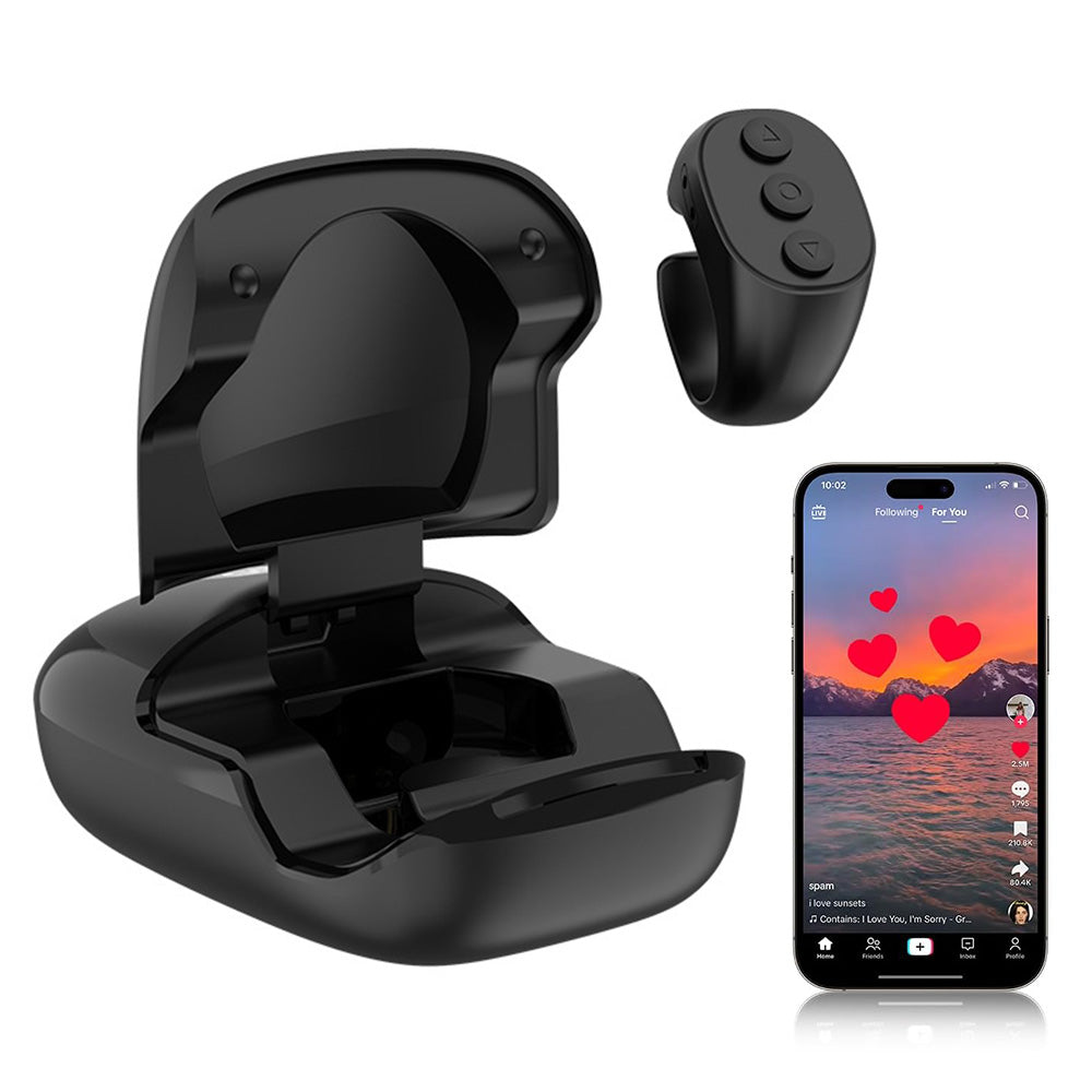 Wireless Ring Page Turner & Bluetooth Camera Shutter Remote Control