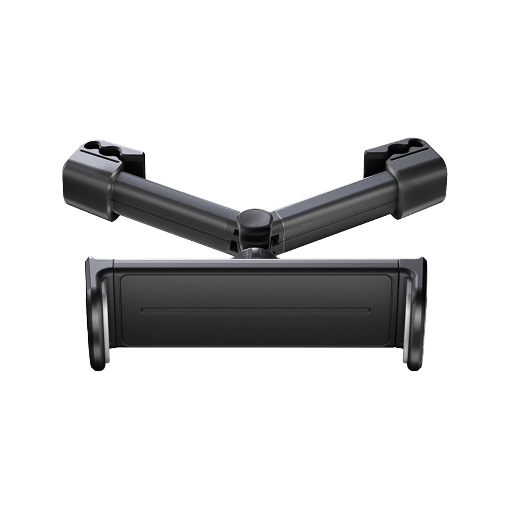 360-Degree Rotating Tablet Phone Holder for Car Backseat Adjustable iPad Holder Mount Black