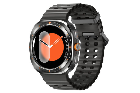 Smart Watch 1.43-Inch Fitness Watch with Heart Rate Sleep Monitor Blood Oxygen Sedentary Reminder OTA SOS Activity Tracker-Black
