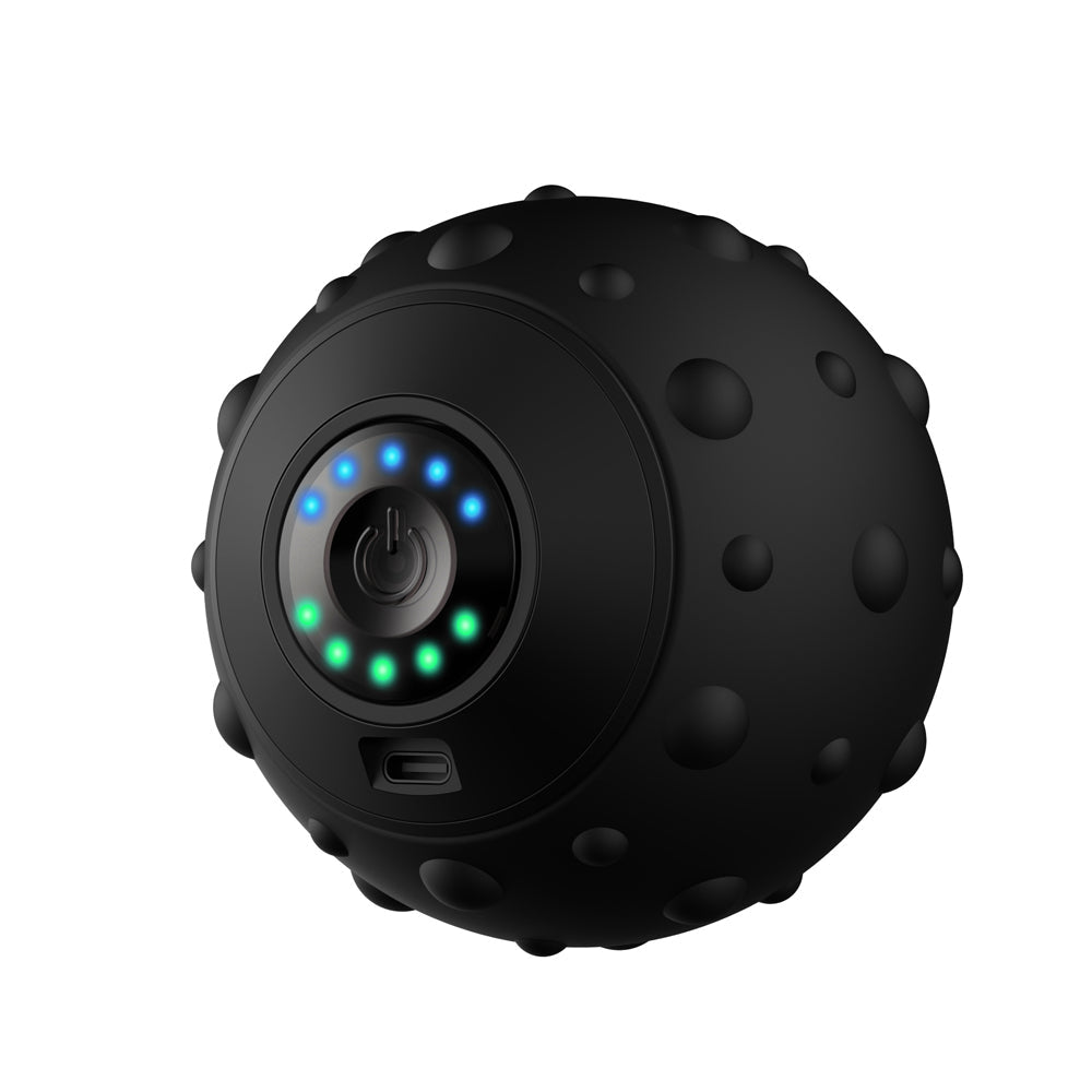 5 Speed Vibrating Massage Ball Electric Massager Yoga Massage Roller Muscle Relax Massager Black