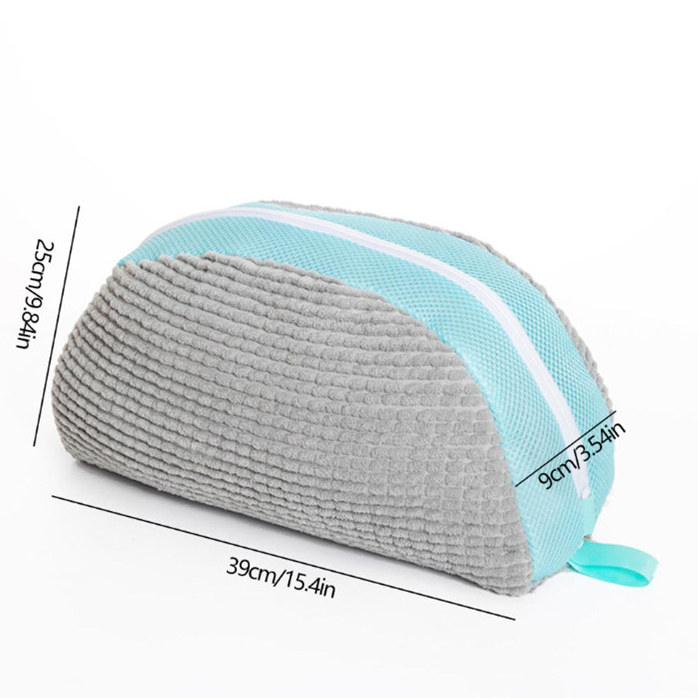 Reusable Shoe Washing Bag Laundry Shoe Bag for Washing Machine Blue