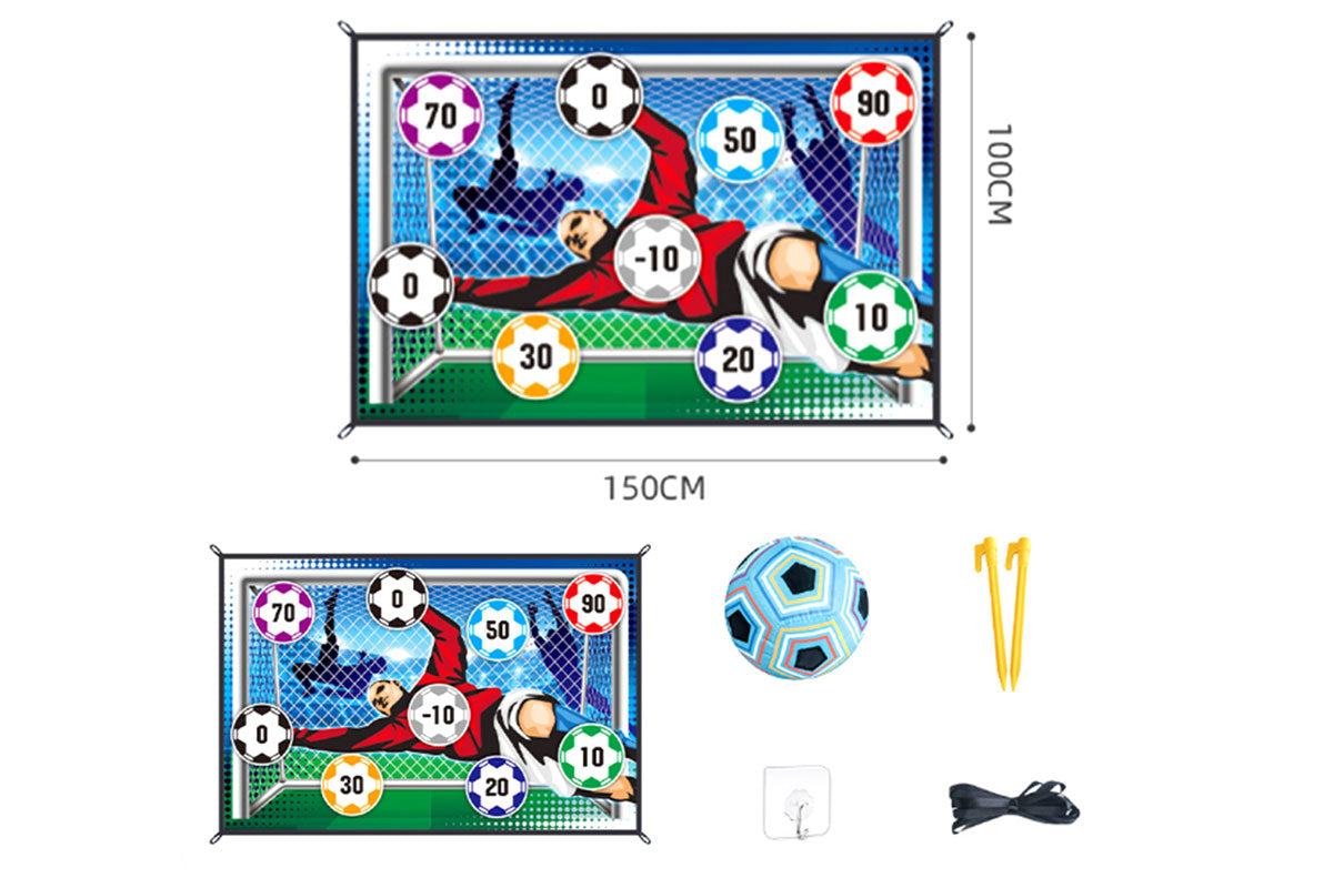 Portable Soccer Goal Set - Blue