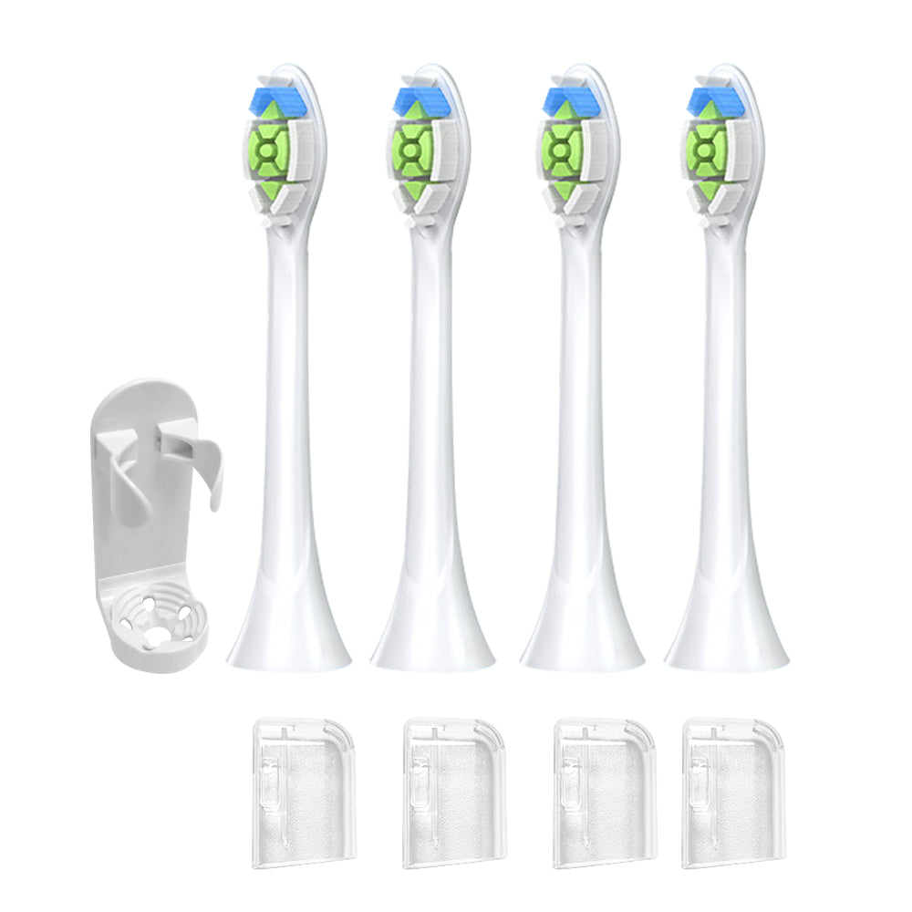 8Pcs Replacement Electric Toothbrush Heads Compatible with Philips White