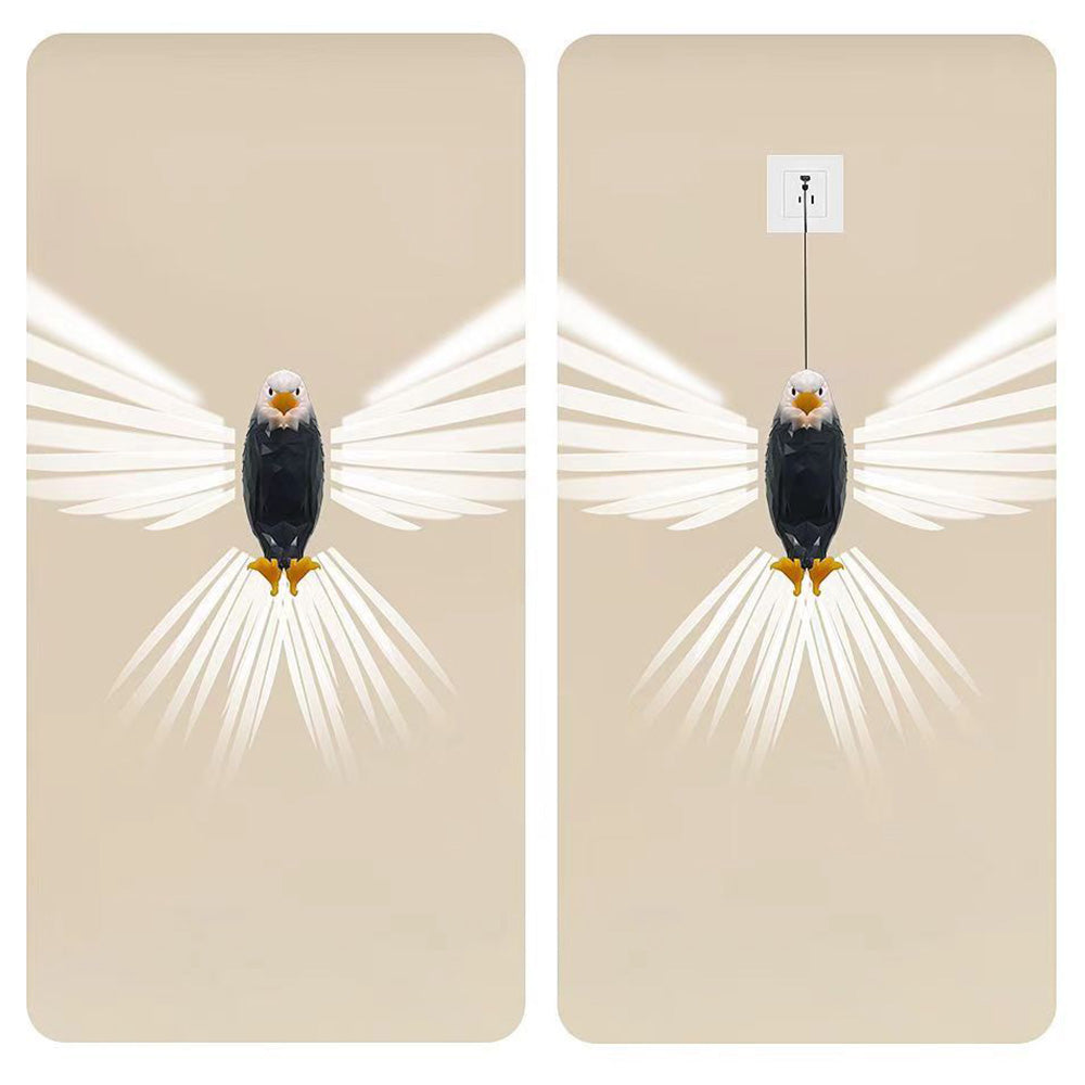 Bald Eagle Wall Light Magnetic Wall Mounted Eagle Lamp Removable Charging Eagle Light