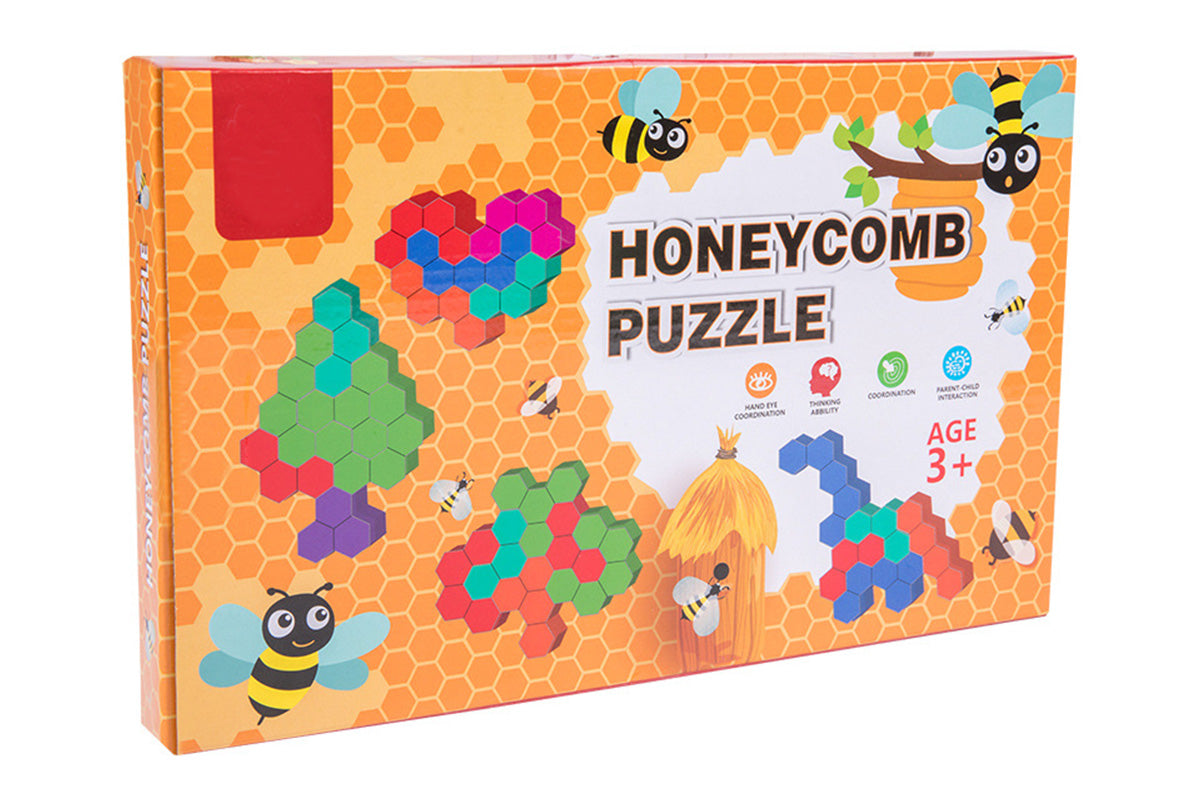 Wooden Tangram Puzzle Set STEM Educational Logic IQ Game Montessori Toy
