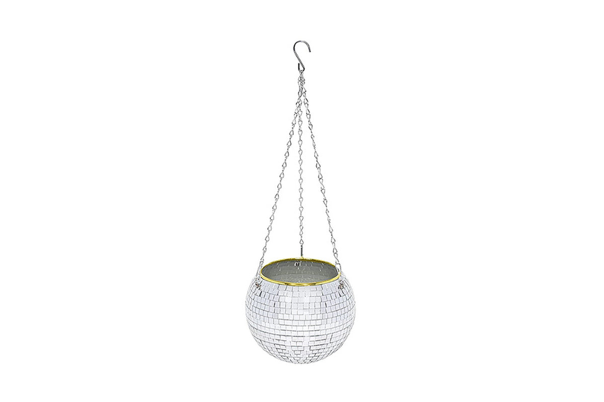 Disco Ball Hanging Planters for Indoor Outdoor Plants with Chain