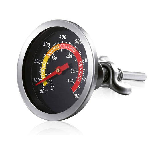 Temperature Thermometer Gauge Metal Thermostat for Barbecue BBQ Grill Smoker