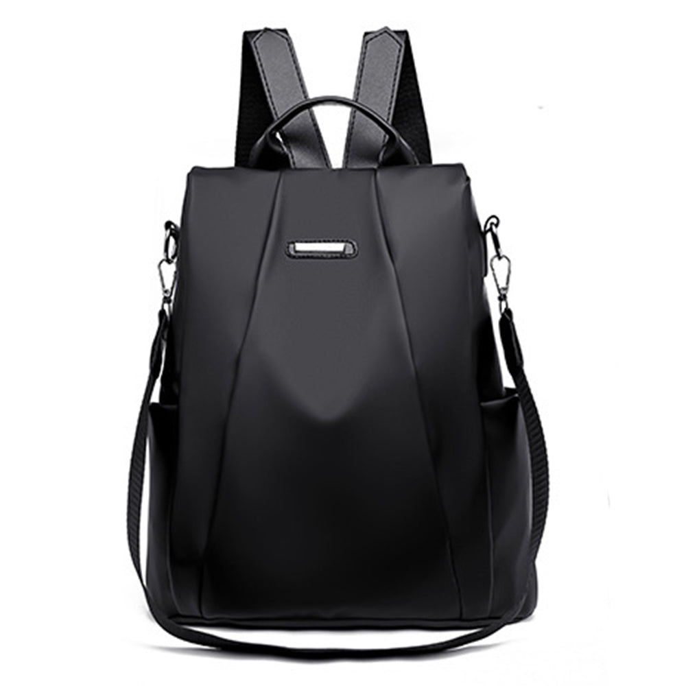 3-in-1 Womens Water-Resistant Backpack Anti-theft Rucksack Travel Shoulder Bag Black