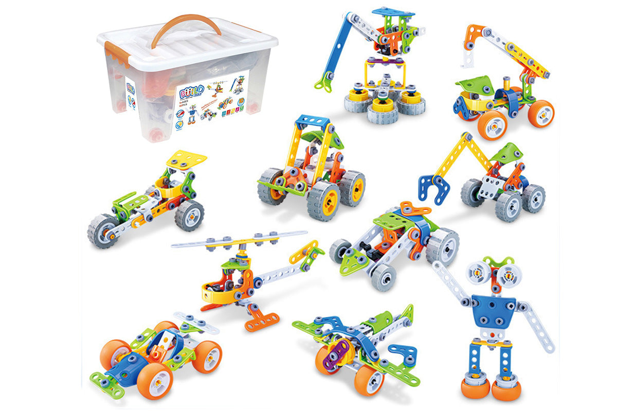 10 in 1 STEM Toys for 4+ Year Old Boy and Girl Birthday Gifts Building Toys