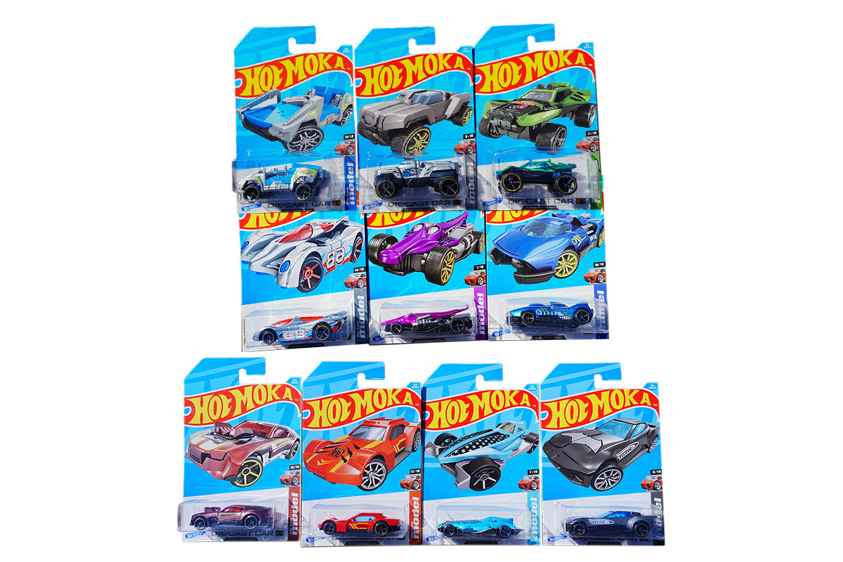 10Pcs Alloy Toy Car Set Mini Die-Cast Vehicles for Play and Collection