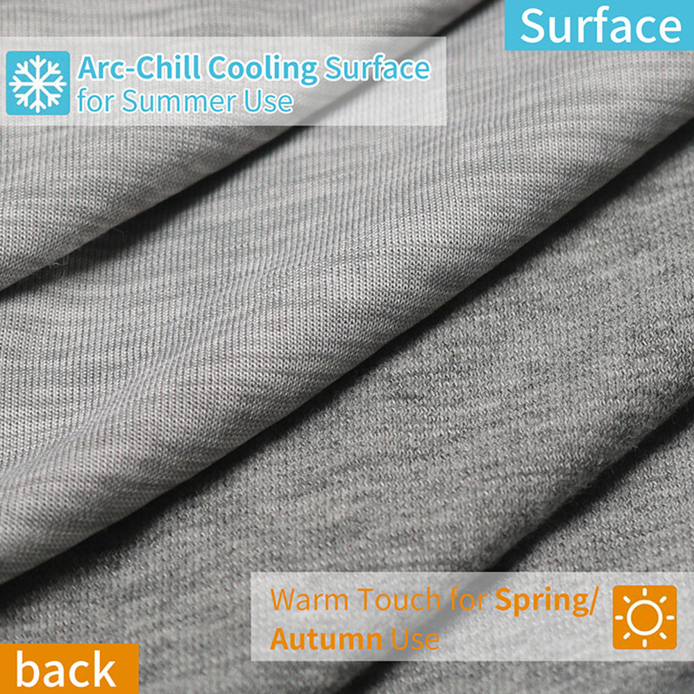 200x150cm Double-Sided Blanket Cooling Side for Summer Warm Side for Spring Autumn