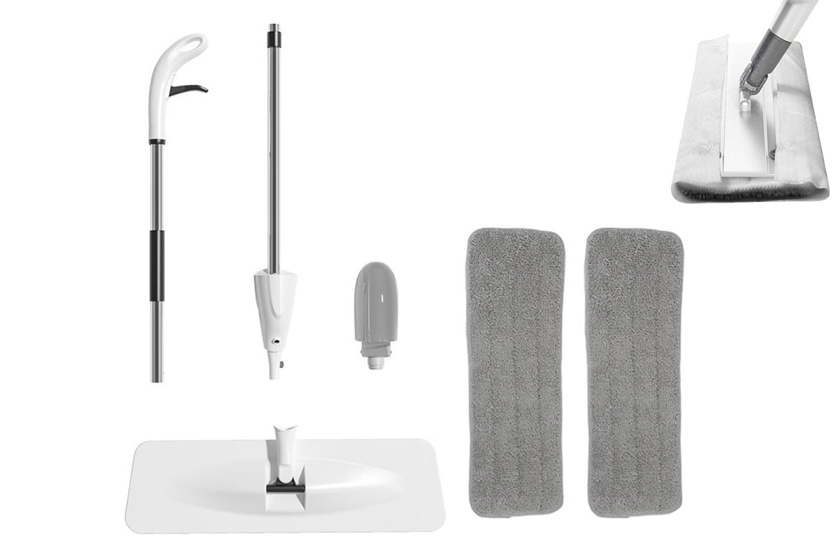 Spray Mop for Floor Cleaning With Washable Pads Wet Dry Microfiber Mop