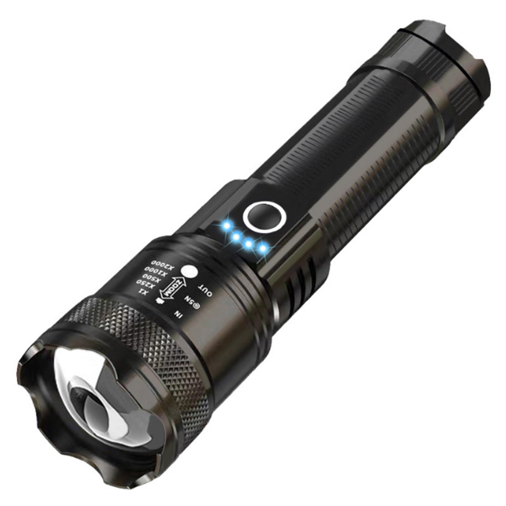 5-Level Adjustable LED Flashlight Rechargeable High Lumens Bright Flashlight for Emergency Camping Home