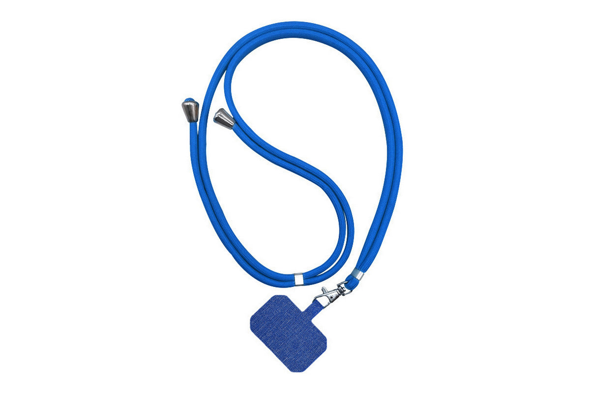 Phone Lanyard Universal Adjustable Shoulder Neck Strap-Blue