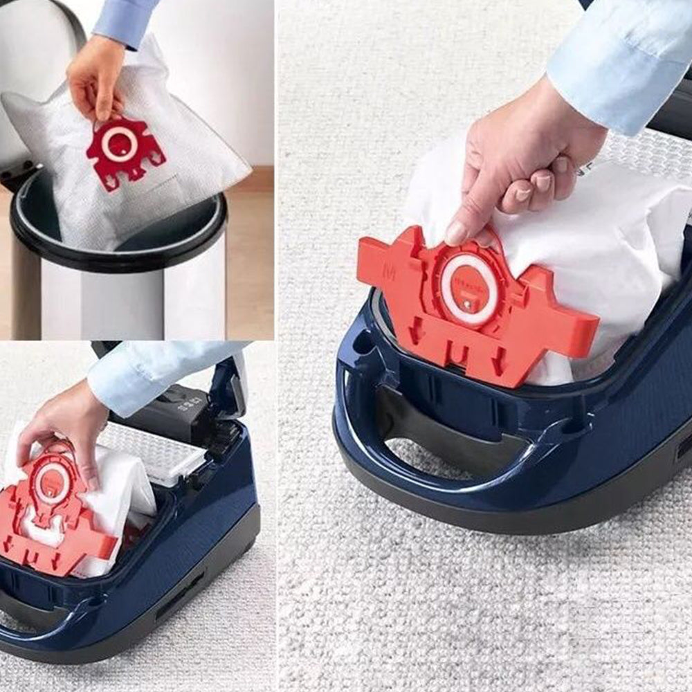 10Pcs Vacuum Cleaner Bags Replacement Dust Bags Compatible with Miele Vacuum Cleaner Red