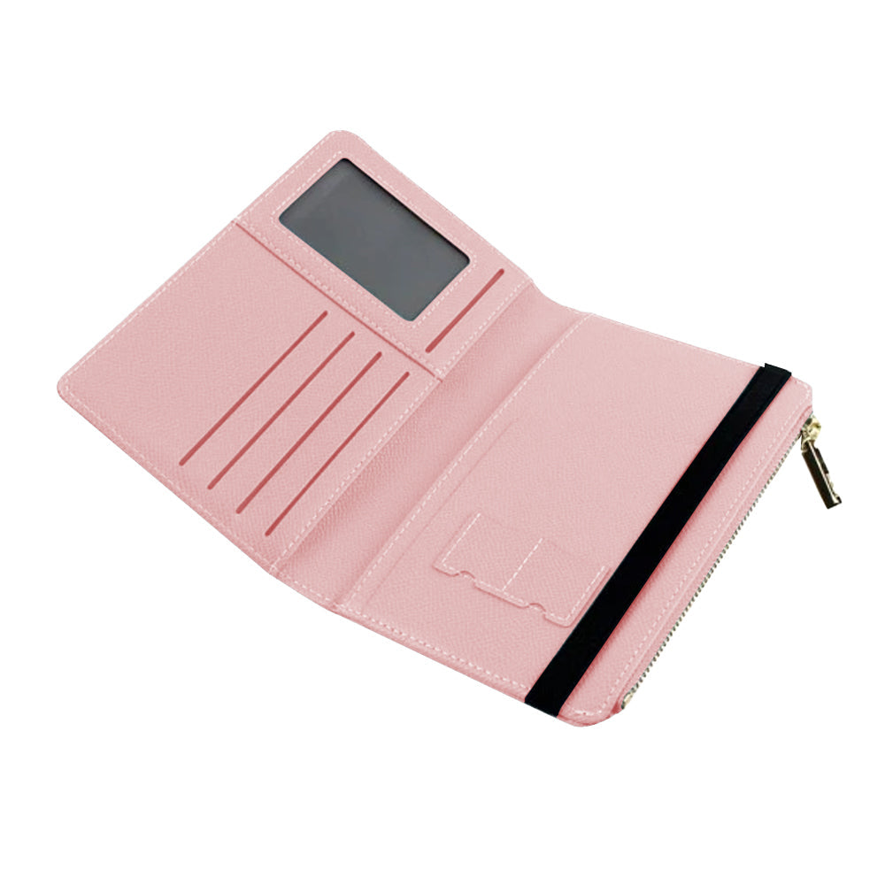 RFID Blocking Passport Holder Card Holder Travel Wallet Pink