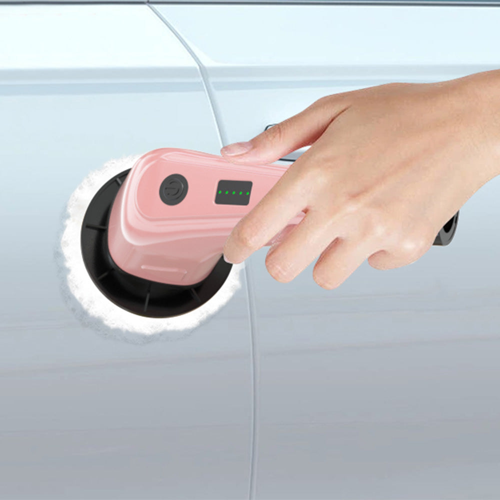 Cordless Electric Spin Scrubber Rechargeable Cleaning Brush with 7 Replaceable Brush Heads Pink