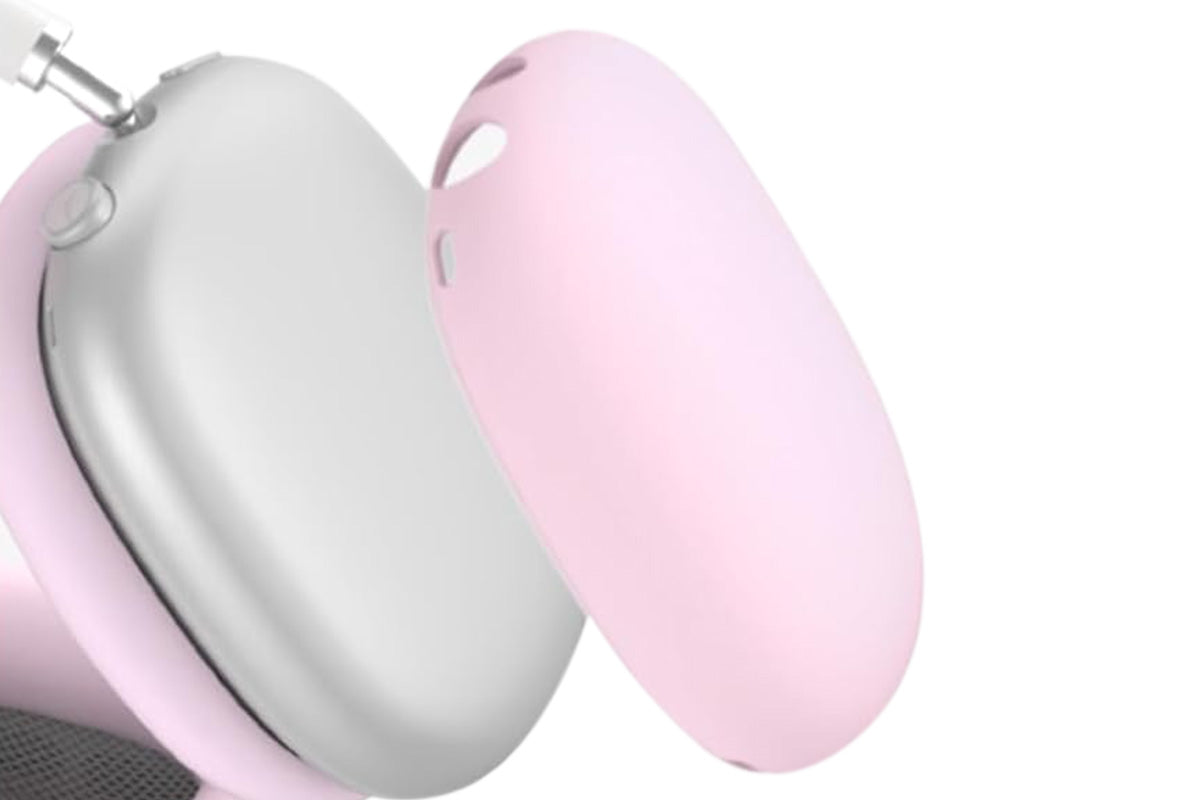 Silicone Case Cover for AirPods Max with Ear Pad Case Cover and Ear Cups Cover-Pink