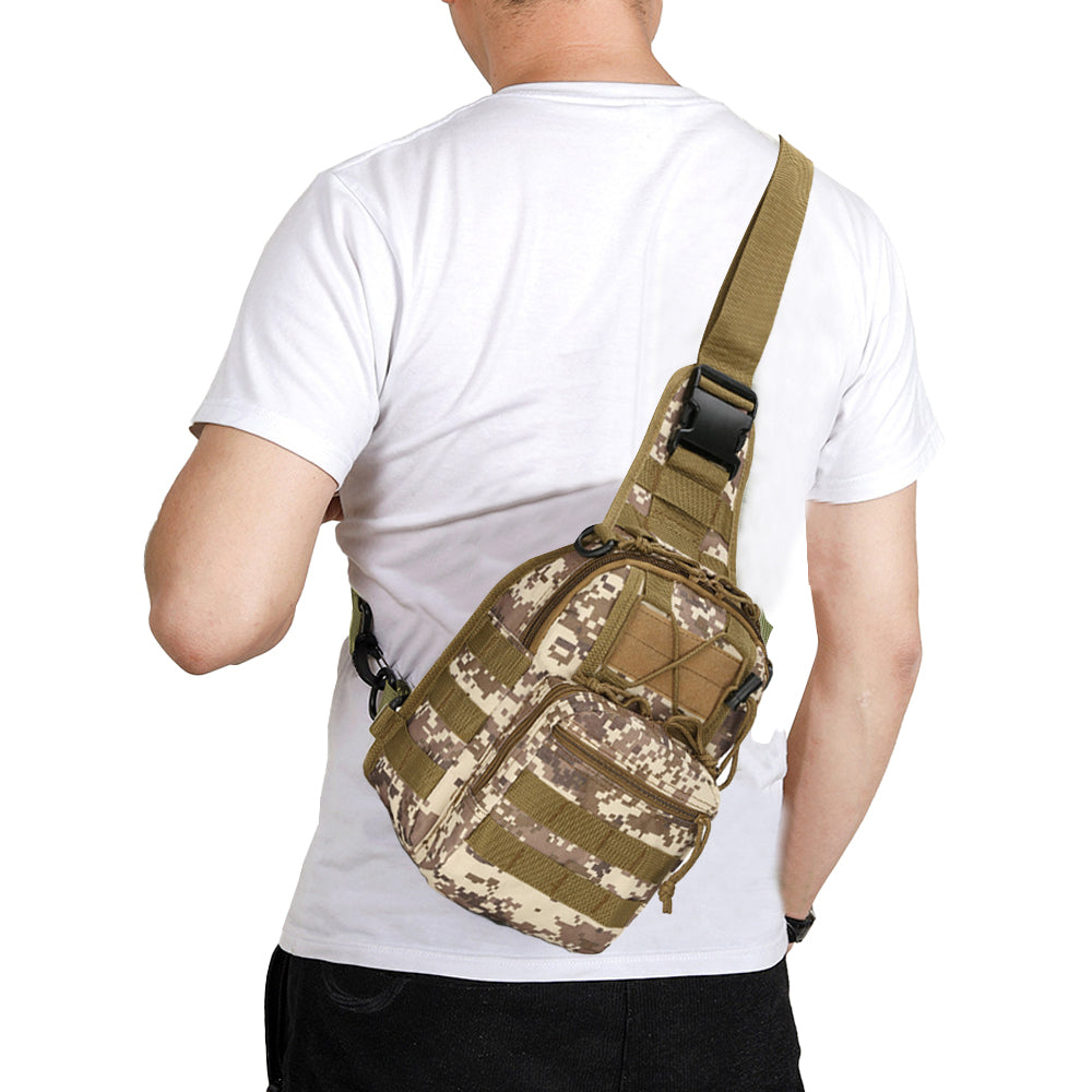 Men Tactical Chest Bag Pack Sling Messenger Shoulder Bag Sport Bag Style 3