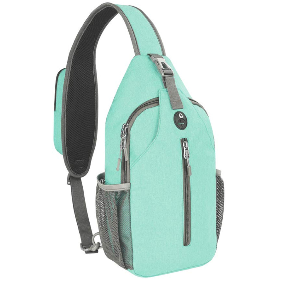 Water-Resistant Crossbody Bag Travel Sling Shoulder Bag with Multiple Compartments Headphone Port (Copy) (Copy)