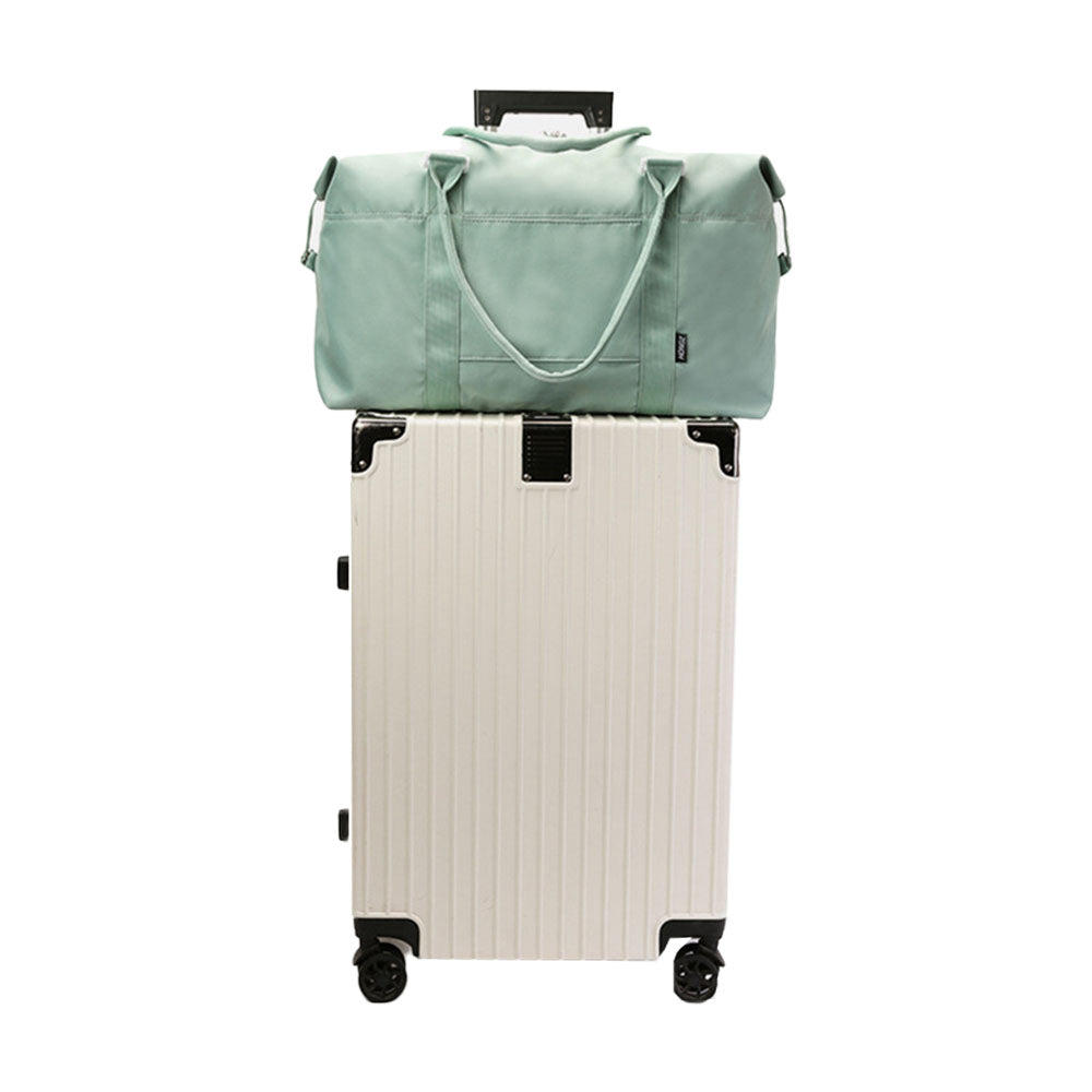Travel Duffle Bag Carry On Tote Bags Sport Gym Bag  Luggage Bag with Wet Dry Separate Compartment Green