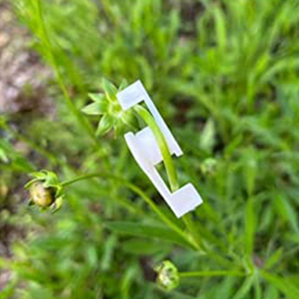 20PCS Adjustable Plant Bender Clip 360 Degrees Low Plant Training Garden Holders White