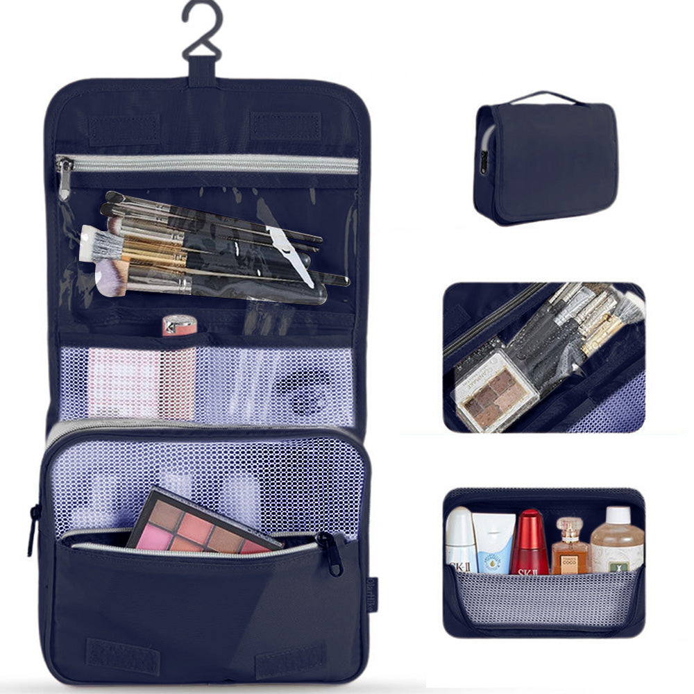 8Pcs Set Travel Packing Cubes Compression Storage Bags for Suitcases Navy