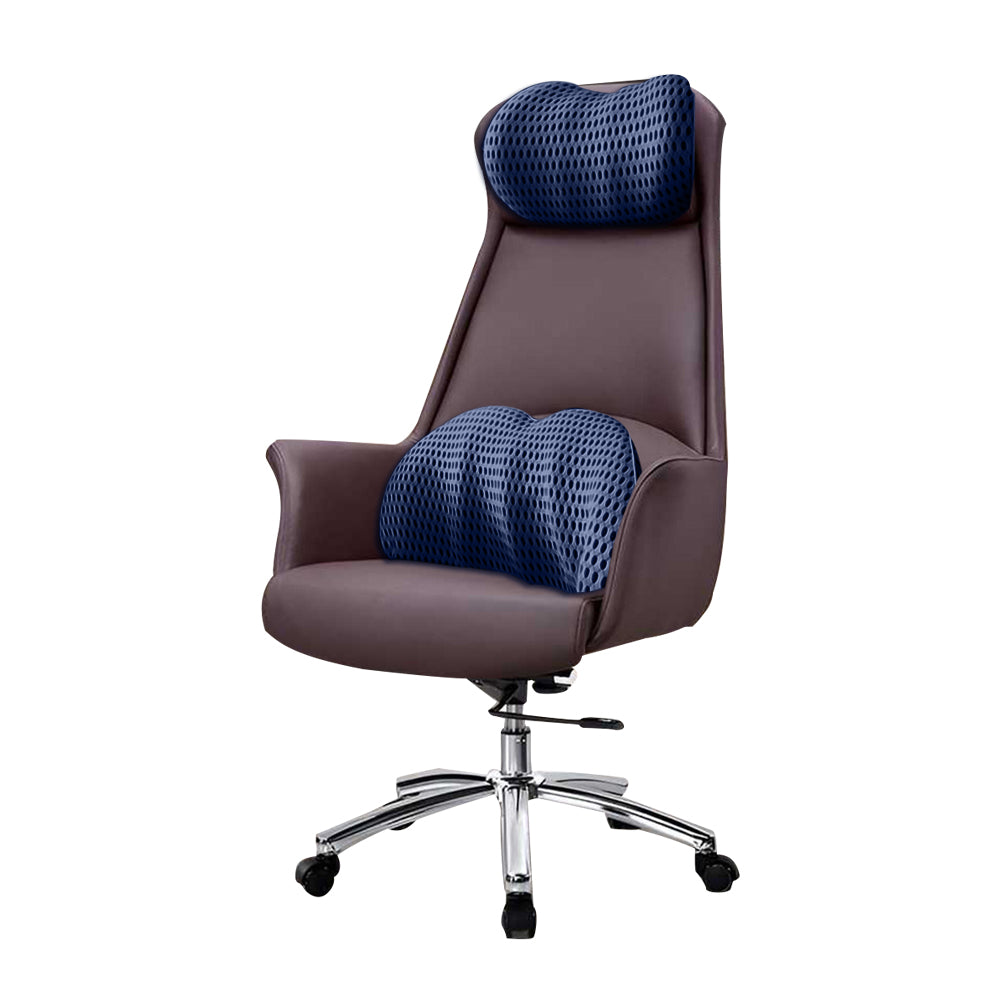 2Pcs Set Lumbar Neck Support Pillow Memory Foam Cushion for Car Office Chair Seat (Copy)