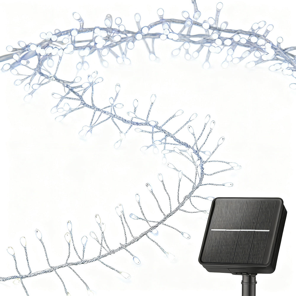 Solar String Lights ¨C Outdoor Waterproof Fairy Lights for Patio and Balcony White