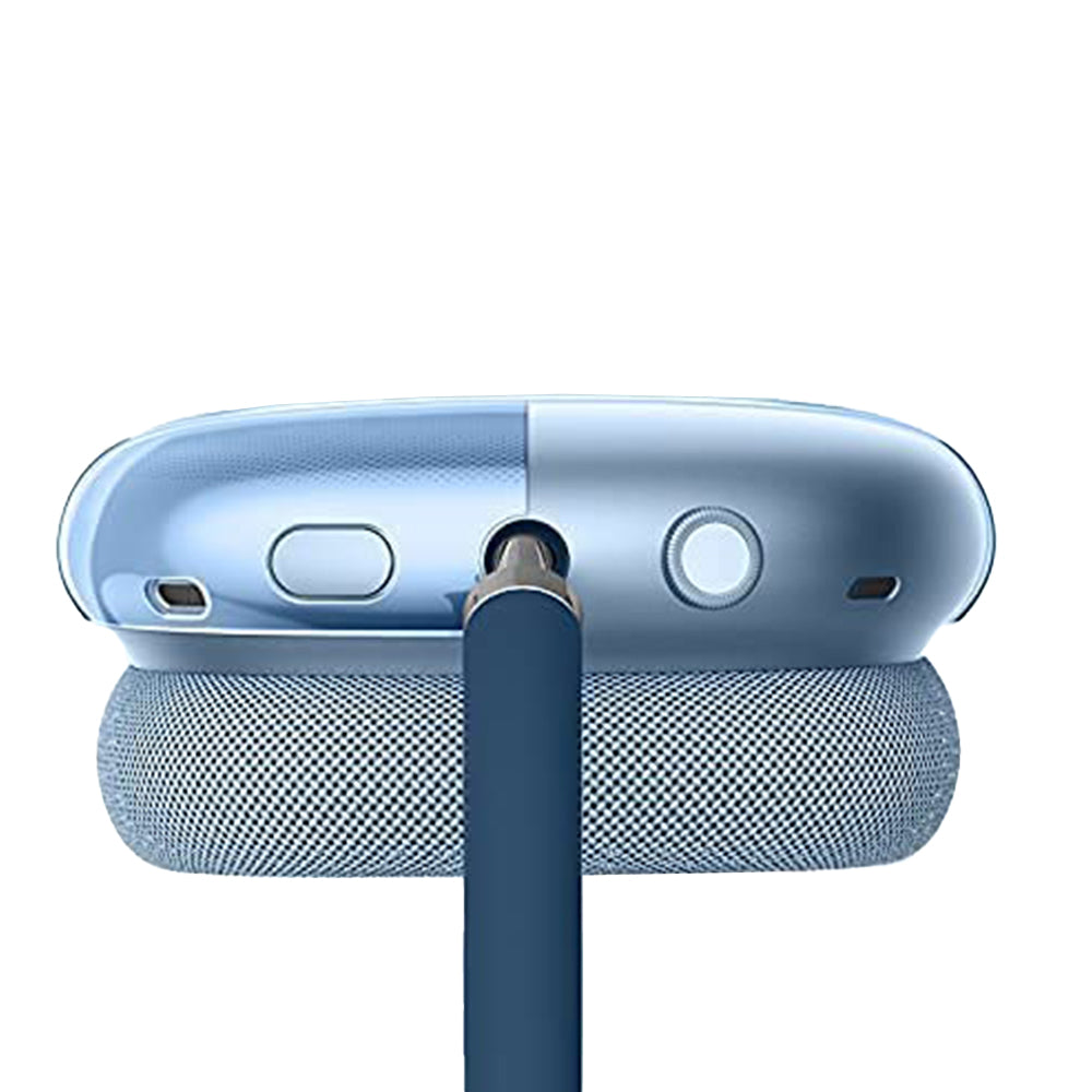 Case Cover for AirPods Max Headphones 2pcs Headphone Clear Case Shockproof Full Cover Protector for Apple AirPods Max -Blue