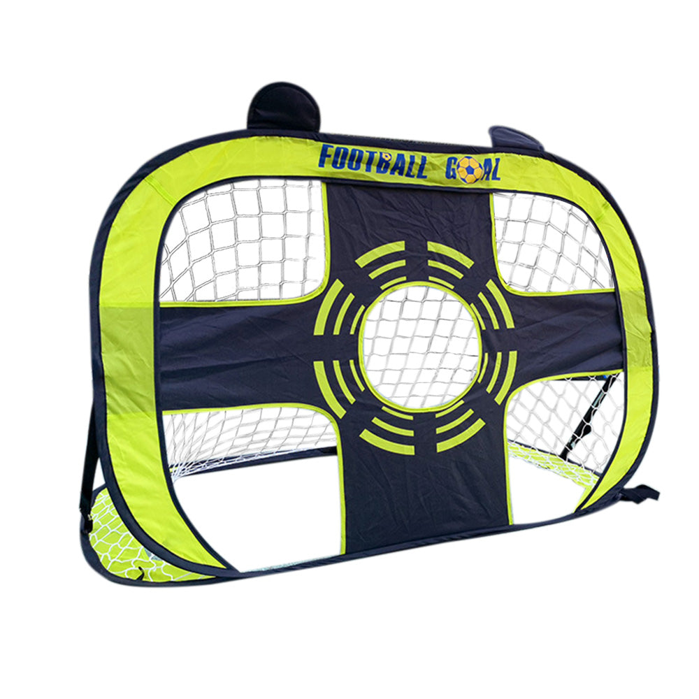 Kids Pop Up Soccer Goal Net Portable Soccer Training Net Kit for Backyard Green