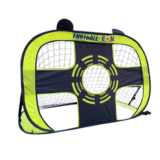 Kids Pop Up Soccer Goal Net Portable Soccer Training Net Kit for Backyard Green