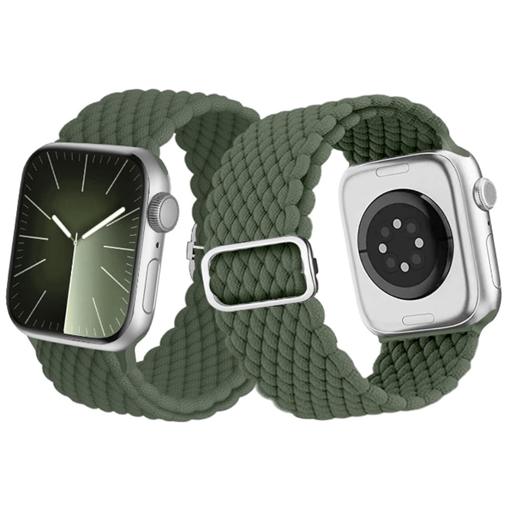 Adjustable Braided Loop Nylon Strap Compatible with Apple Watch Style 2