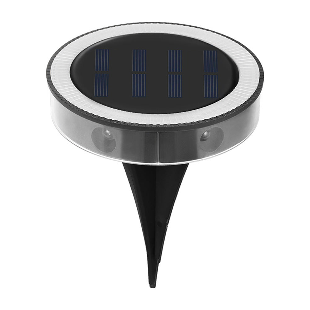 4Pcs Solar Ground Lights Outdoor Bright In-Ground Landscape Lighting Pathway Lawn Patio Yard Deck Decor Warm Light