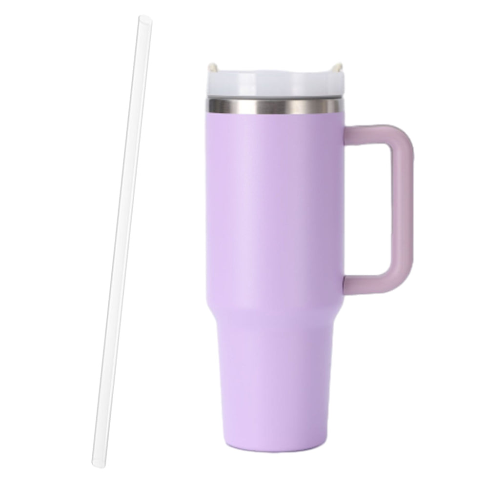 40oz Insulated Tumbler Stainless Steel Double Wall Water Bottle Travel Mug Purple
